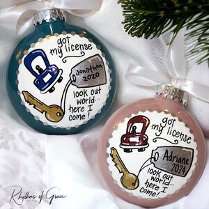 Keys to Freedom: Personalized Driver's License Ornament 🚗✨Handmade Custom Gift